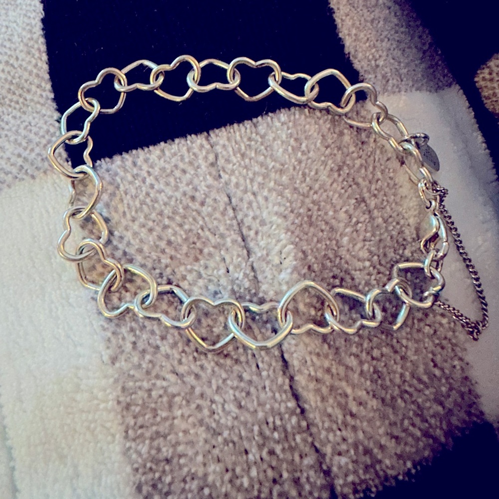 James Avery Connected Hearts Charm Bracelet